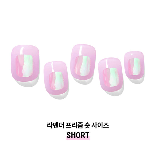 DASHING DIVA Glaze ManiLavender Prism (Short) ZMA061