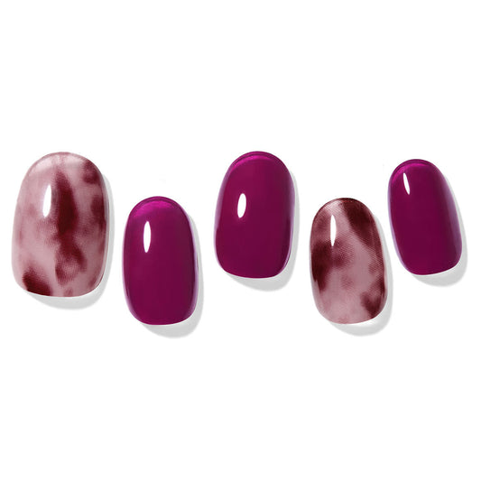 DASHING DIVA Glaze Mani Plum Marble ZMA187