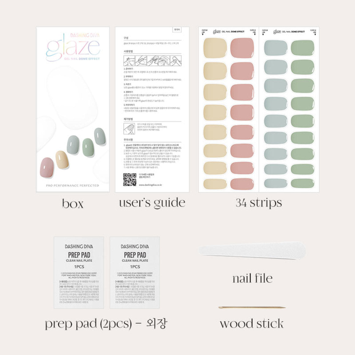 DASHING DIVA Glaze Mani Romantic Mood ZMA198