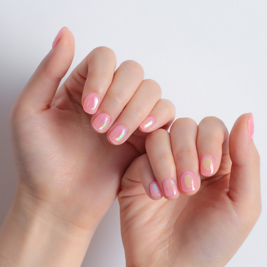 DASHING DIVA Glaze Mani Short Pink Dew ZMA057