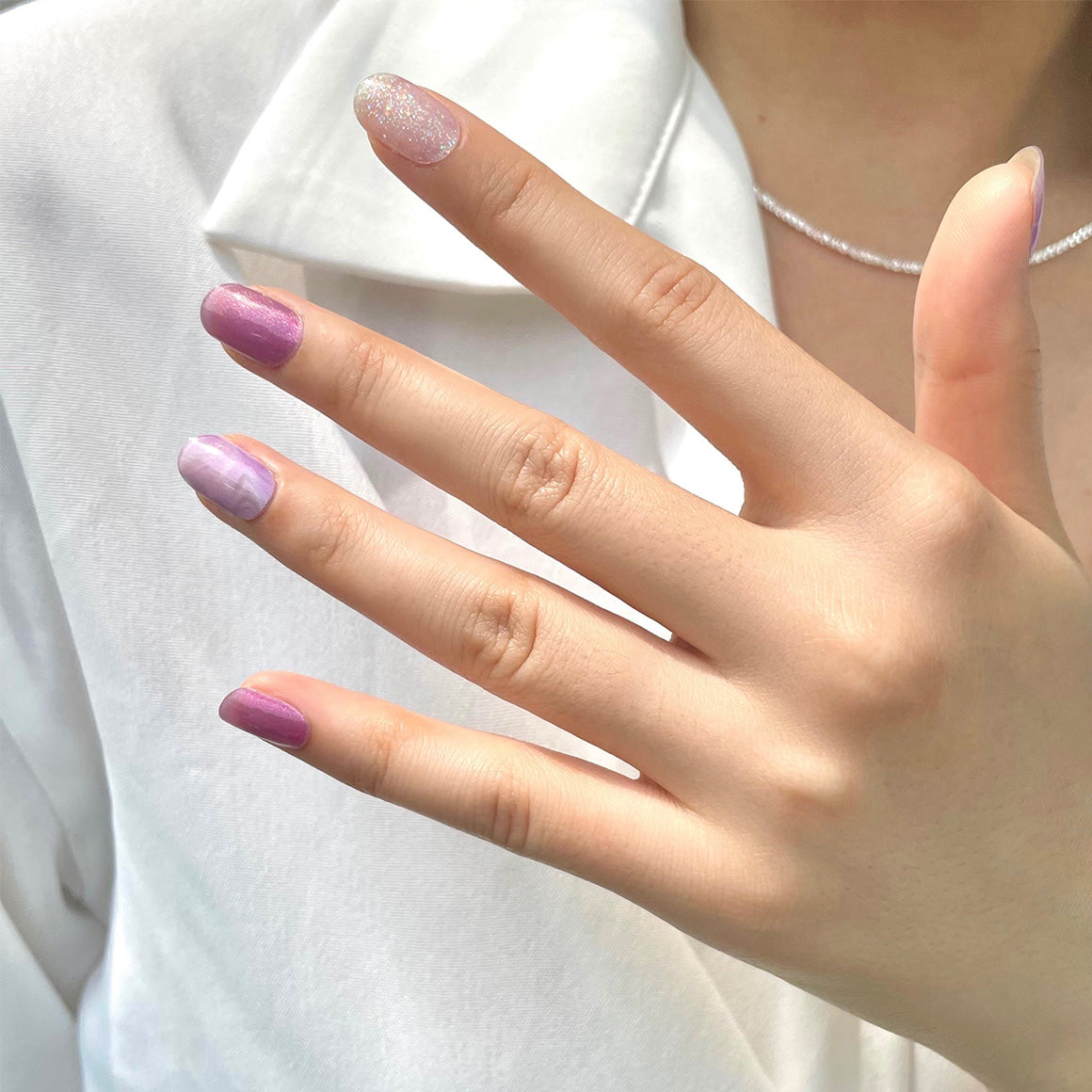 DASHING DIVA Glaze Mani Violet Waves ZMA086