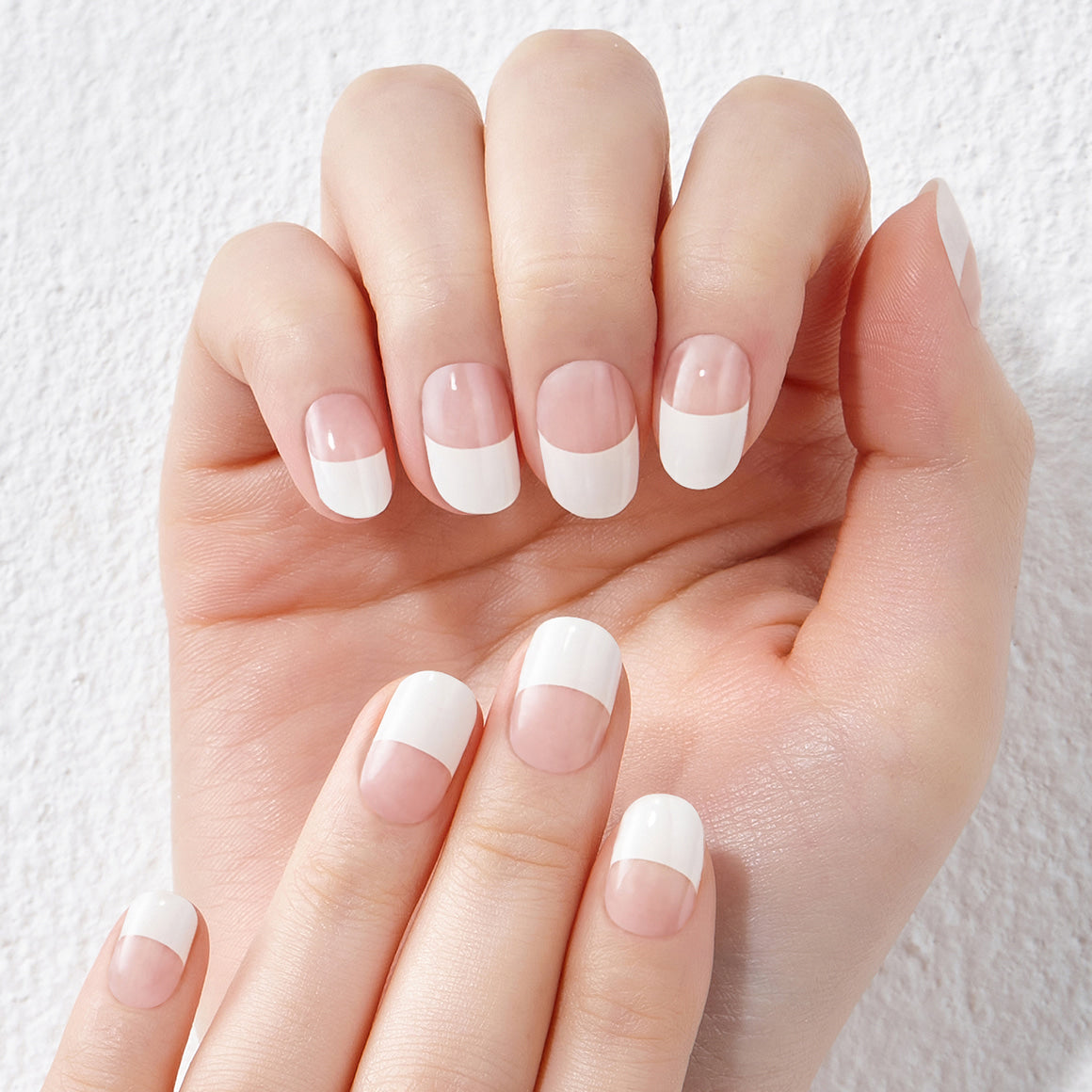 DASHING DIVA Glaze Mani White French ZMA070