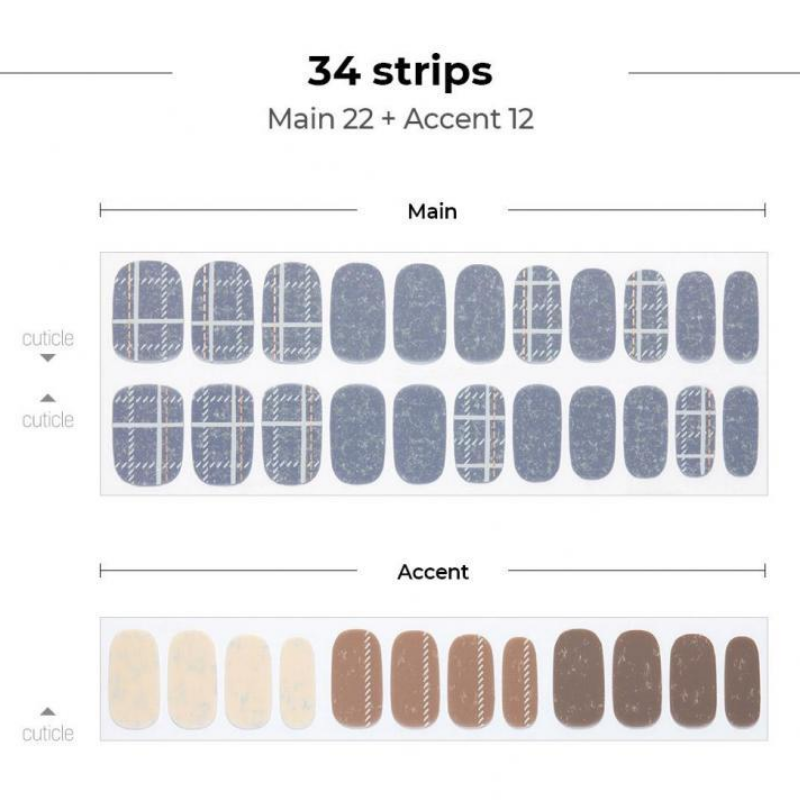 DASHING DIVA Gloss Gel Strip Mani Angora Like GVP287