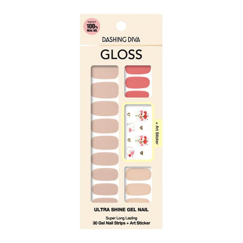 DASHING DIVA Gloss Gel Strip Mani Carnation Dream GVP195