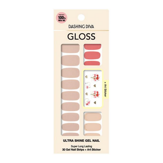 DASHING DIVA Gloss Gel Strip Mani Carnation Dream GVP195