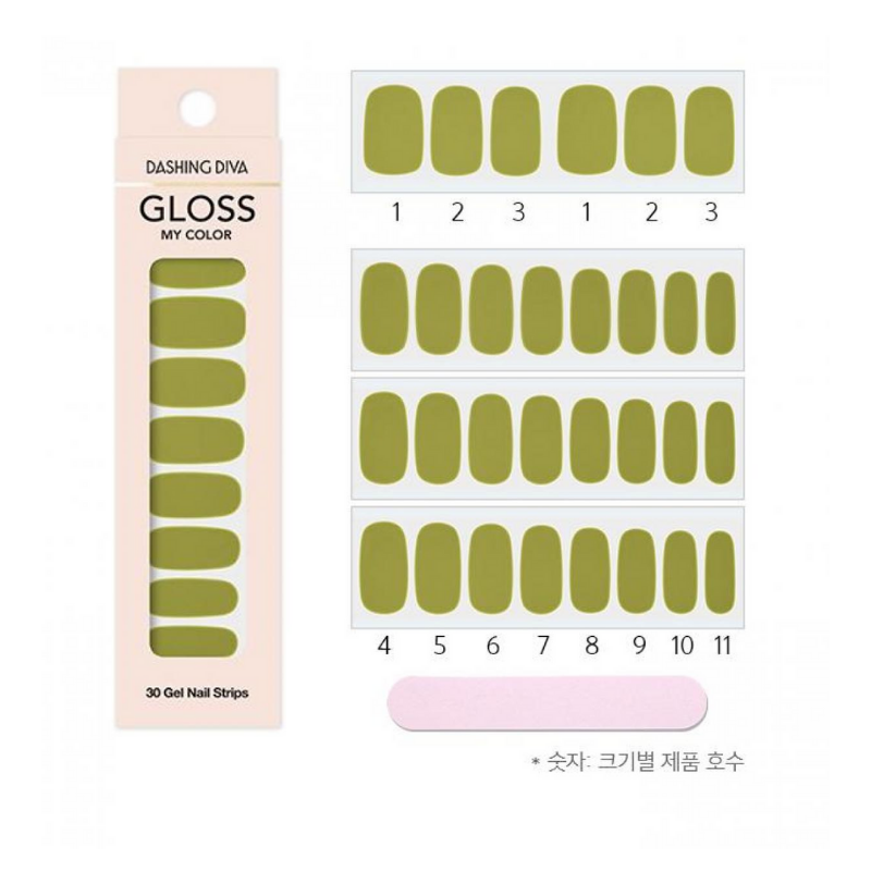 DASHING DIVA Gloss My Color Mani Apple Green GC46