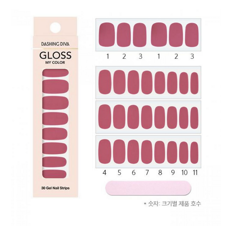 DASHING DIVA Gloss My Color Mani Baroque Rose GC43