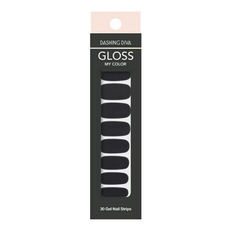 DASHING DIVA Gloss My Color Mani Black Bean GC28