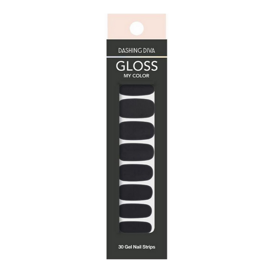 DASHING DIVA Gloss My Color Mani Black Bean GC28