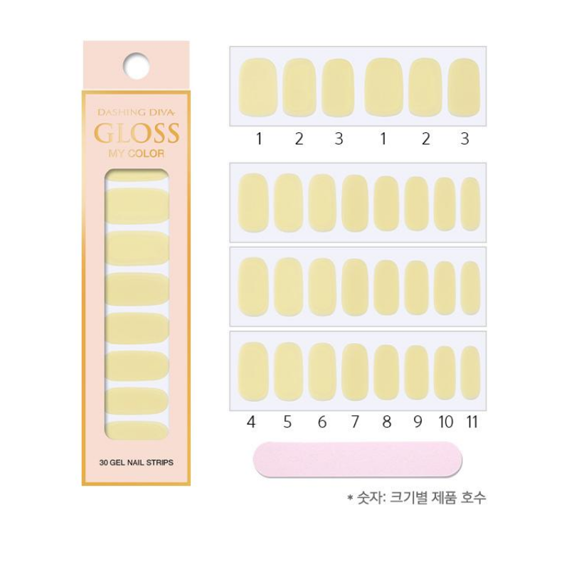 DASHING DIVA Gloss My Color Mani Chardonnay GC08