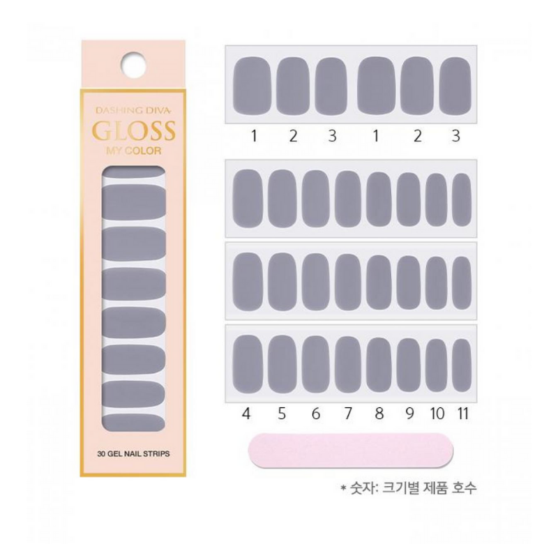 DASHING DIVA Gloss My Color Mani Colony Blue GC10