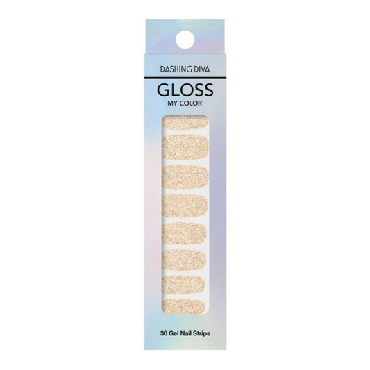 DASHING DIVA Gloss My Color Mani Gold Powder GC33