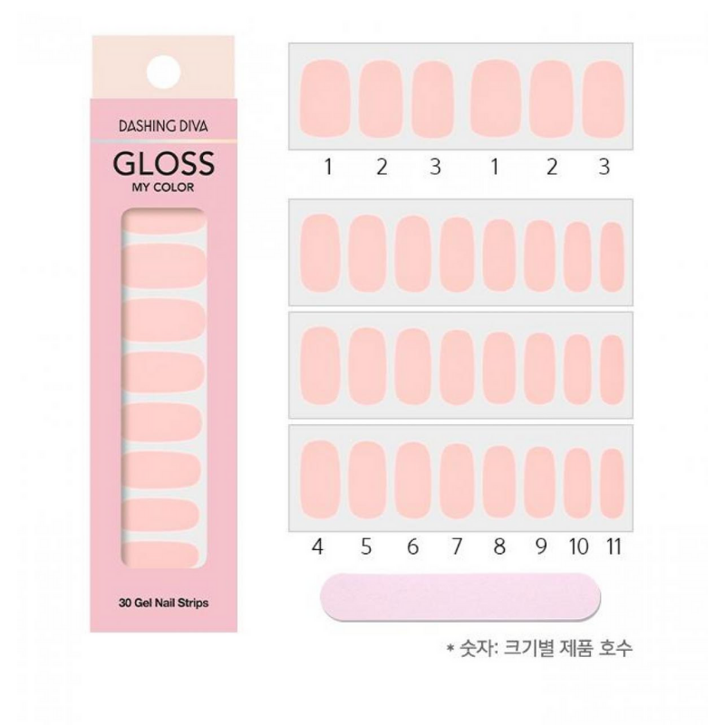 DASHING DIVA Gloss My Color Mani Himalayan Salt GC15