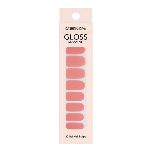 DASHING DIVA Gloss My Color Mani Peach Echo GC49