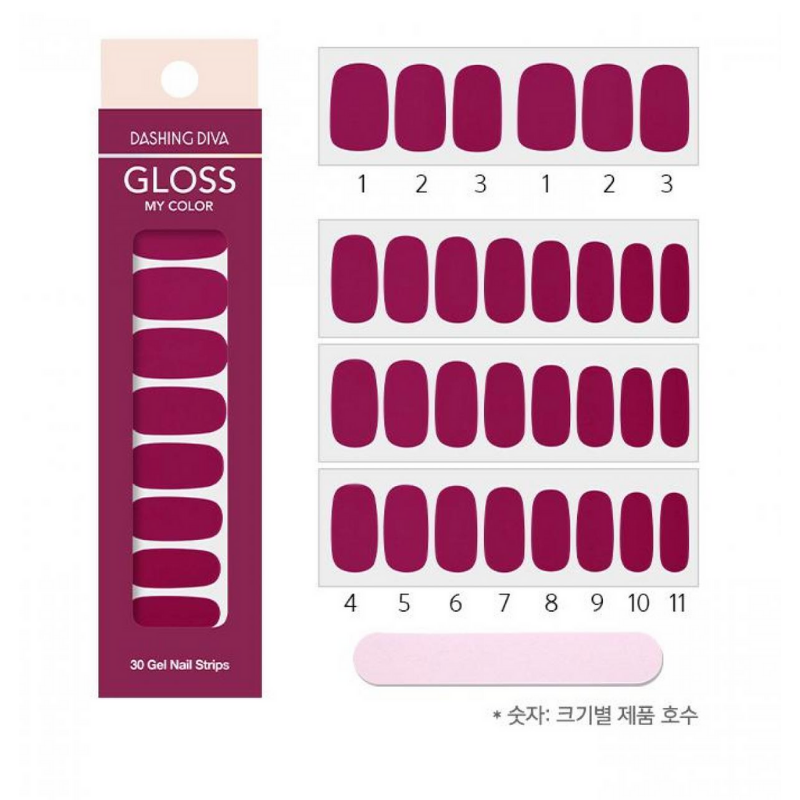 DASHING DIVA Gloss My Color Mani Plum GC29