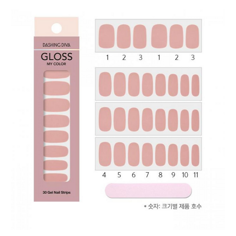 DASHING DIVA Gloss My Color Mani Rose Cocoa GC14