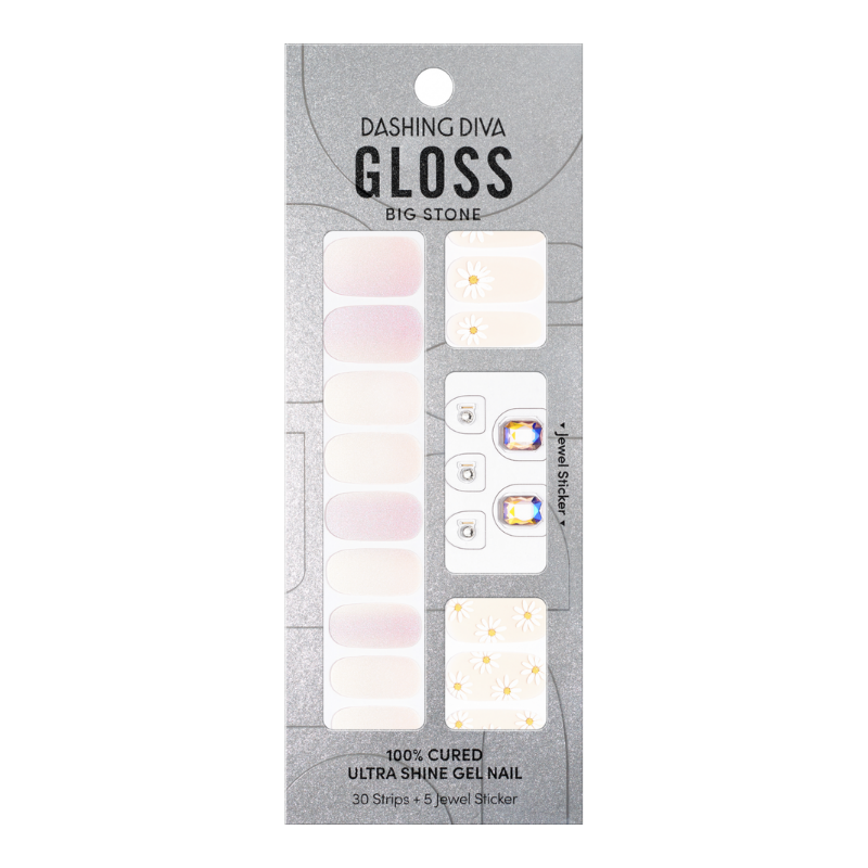 DASHING DIVA Gloss Gel Strip Big Stone Mani Shining Moment GVP321B