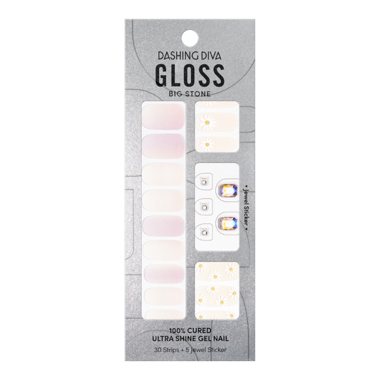 DASHING DIVA Gloss Gel Strip Big Stone Mani Shining Moment GVP321B