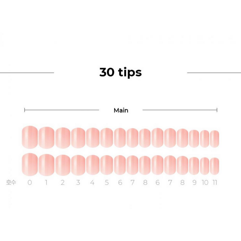 DASHING DIVA Magic Press Pink Series Mani Ballet Pink MWK034RR