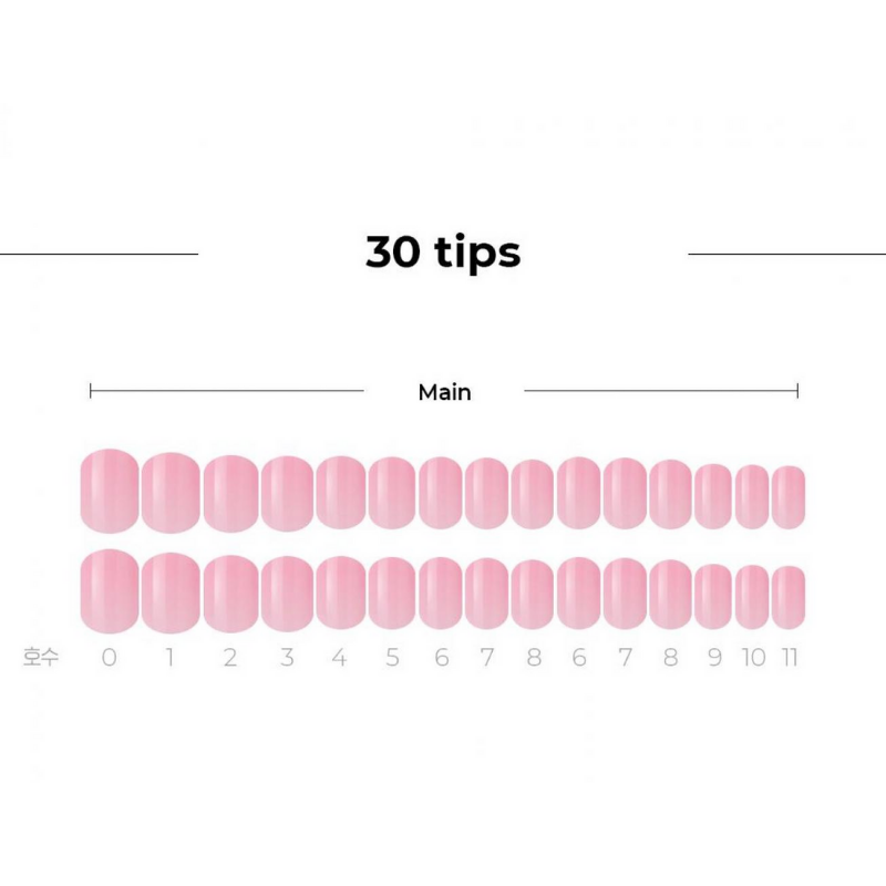 DASHING DIVA Magic Press Pink Series Mani Bubble Pink MWK031RR