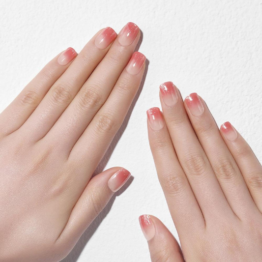 DASHING DIVA Magic Press Gradation Mani Coral Gradation MWK049