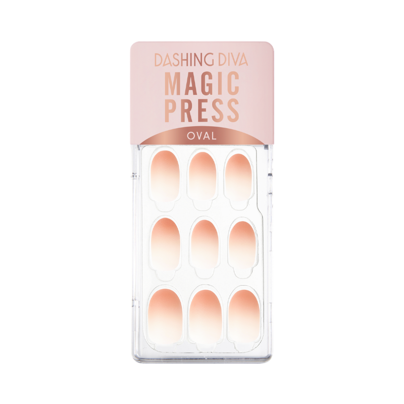 DASHING DIVA Magic Press Gradation Mani Coral Orange Gradation MWK054OV