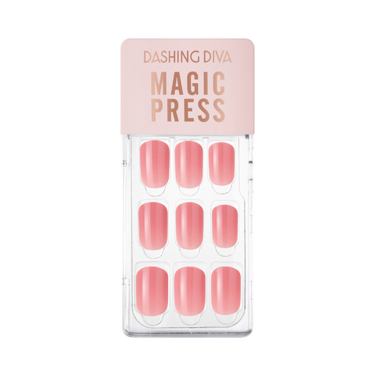 DASHING DIVA Magic Press Pink Series Mani French Rose Pink MWK036RR
