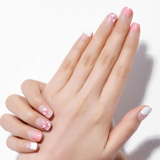 DASHING DIVA Magic Press Sweet Heart Mani Heart Rain MWK042