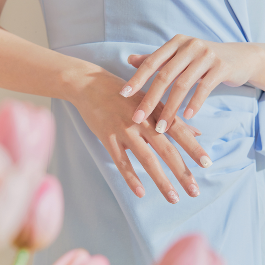 DASHING DIVA Magic Press Mani Marble Petal MGL3P052SS