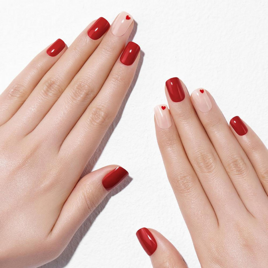 DASHING DIVA Magic Press Sweet Heart Mani Me Likey MWK039