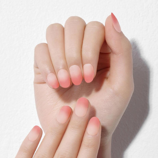 DASHING DIVA Magic Press Gradation Mani Peach Gradation MWK052OV