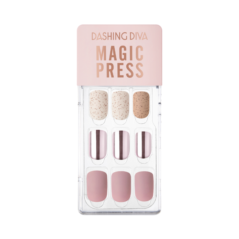 DASHING DIVA Magic Press Sand Nail Mani Purple Metal Sand MWK011