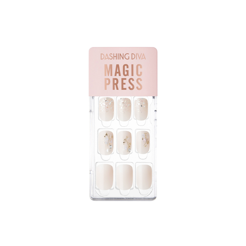 DASHING DIVA MAGIC PRESS Regular Round Mani Clear Shine MDR2F072RR