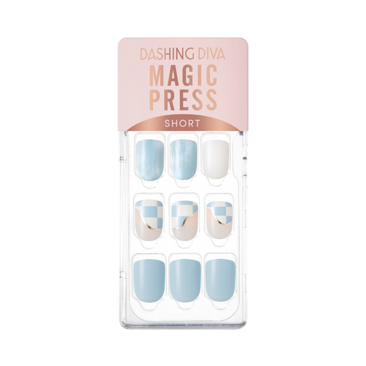 DASHING DIVA Magid Press Mani Sky Check MGL3P066SS