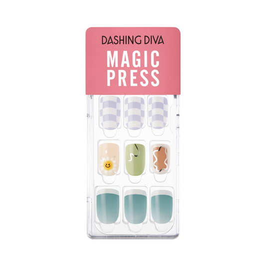 DASHING DIVA Magic Press Mani Spring Letter MDR1180