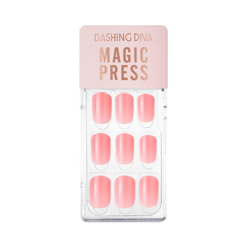 DASHING DIVA Magic Press Pink Series Mani Sugar Rose Pink MWK035RR