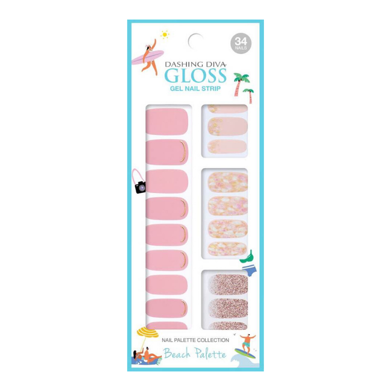 DASHING DIVA Magic Gel Strip Mani Pink Nacre GVP62