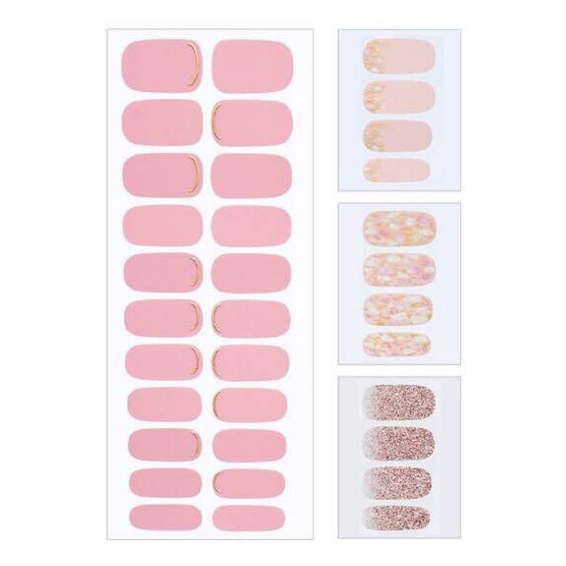 DASHING DIVA Magic Gel Strip Mani Pink Nacre GVP62