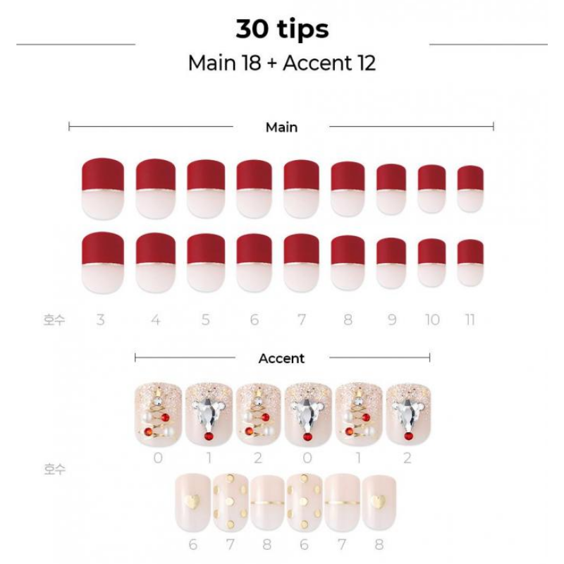 DASHING DIVA Magic Press Big Stone Glitter Bomb Mani Sweet Holiday MDR861PR