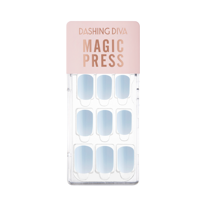 DASHING DIVA Magic Press Blue Mani Cream Sky MWK133RR