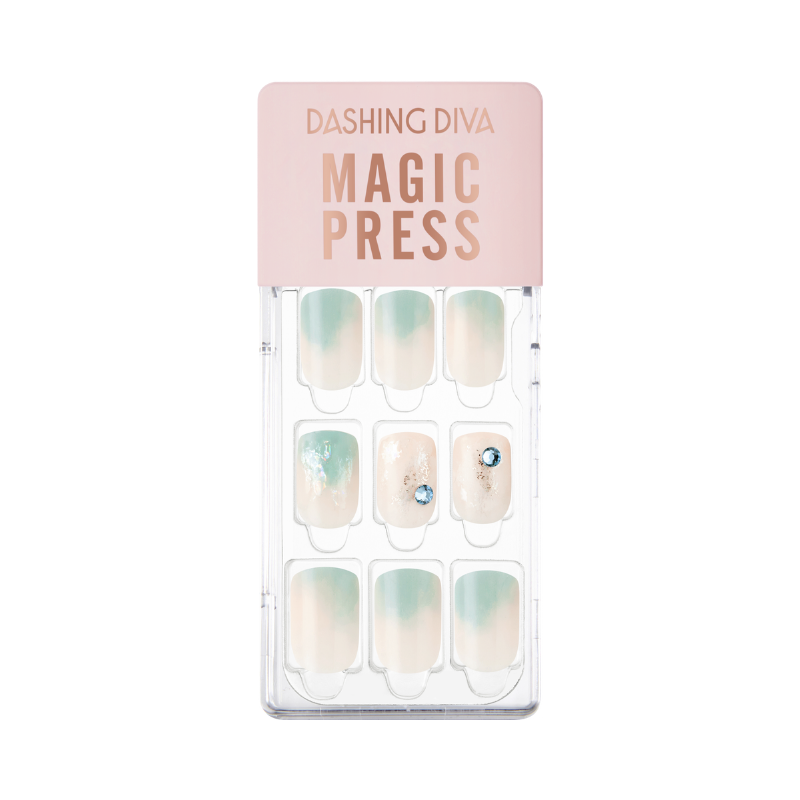 DASHING DIVA Magic Press Blue Ocean Mani Ocean Bubble MWK142