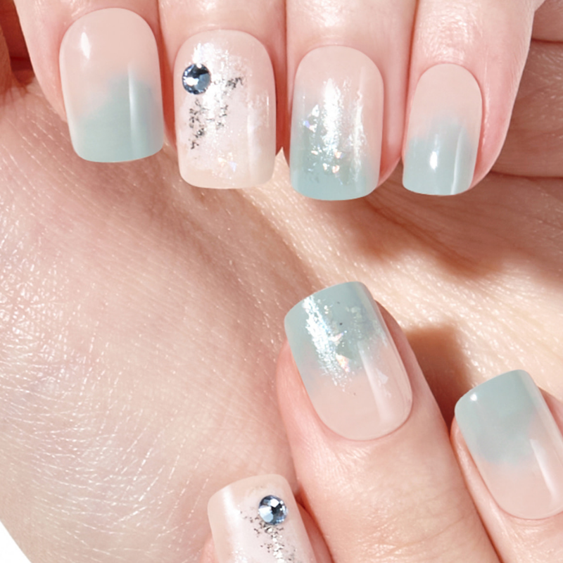 DASHING DIVA Magic Press Blue Ocean Mani Ocean Bubble MWK142