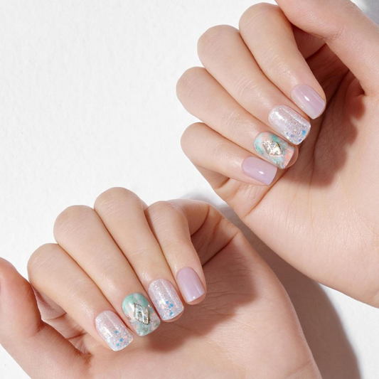 DASHING DIVA Magic Press Premium Candy Marble Mani Blooming Marble MWK061PR