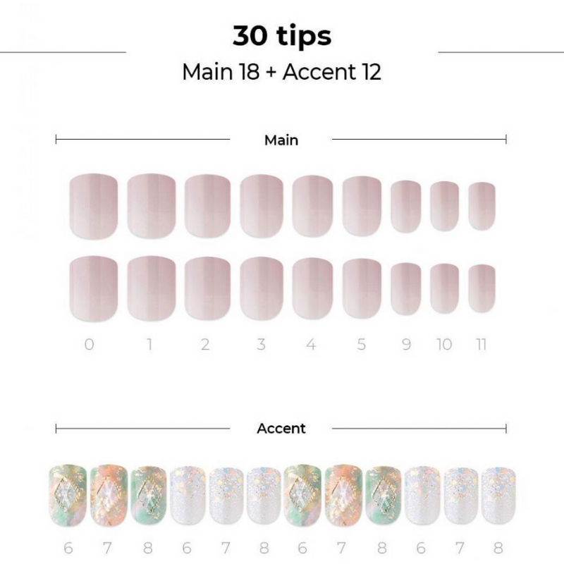 DASHING DIVA Magic Press Premium Candy Marble Mani Blooming Marble MWK061PR
