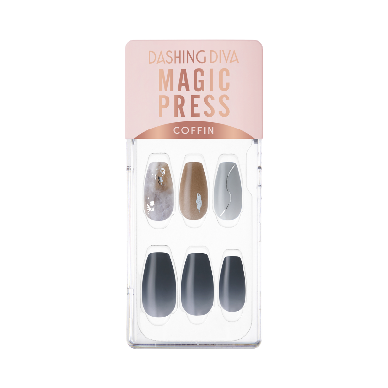 DASHING DIVA Magic Press Coffin Mani Cloud Bloom MDR1144CF