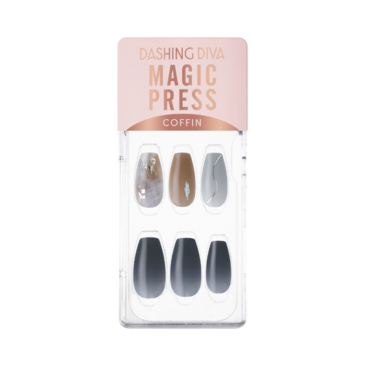 DASHING DIVA Magic Press Coffin Mani Cloud Bloom MDR1144CF