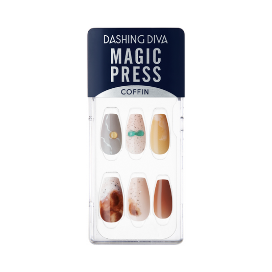DASHING DIVA Magic Press Coffin Mani Autumnmute MDR2F042CF