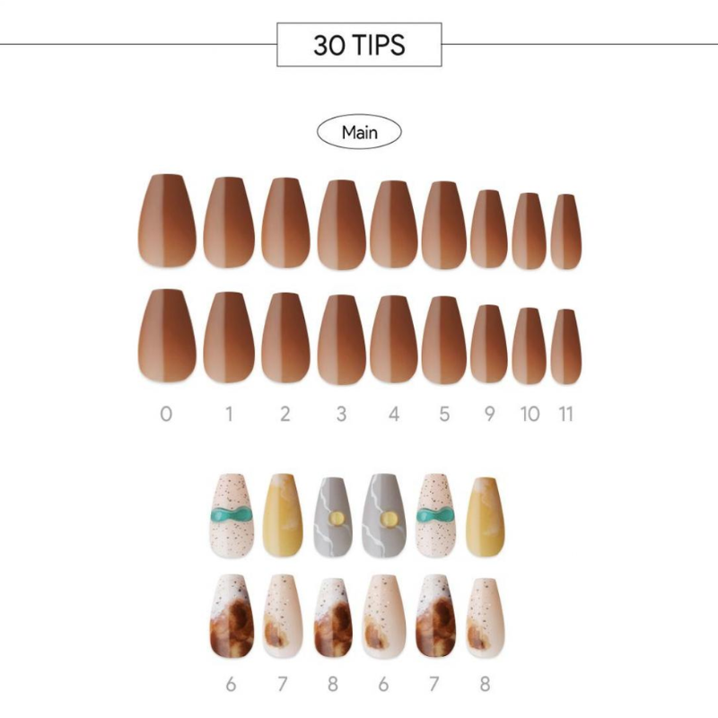 DASHING DIVA Magic Press Coffin Mani Autumnmute MDR2F042CF