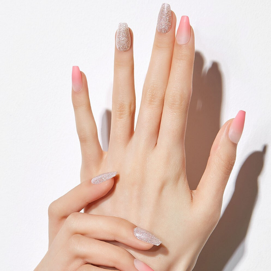 DASHING DIVA Magic Press Coffin Mani Coral Allure MDR720CF