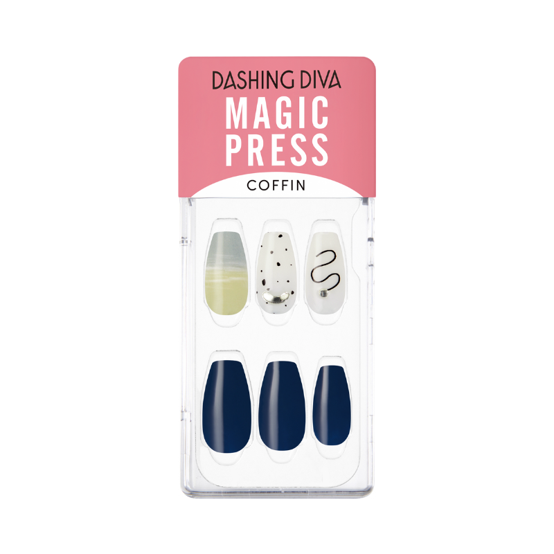 DASHING DIVA Magic Press Coffin Mani It's Summer MDR1238CF